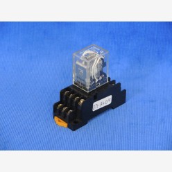Omron MY4 with base 110-120 V coil
